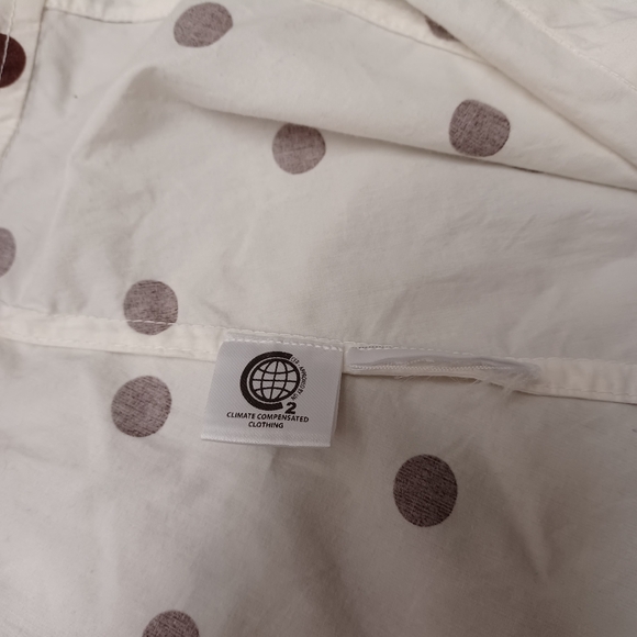 Ganni Polka Dot Print Square Neckline Blouse - Picture 9 of 11